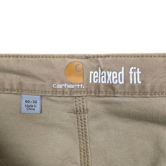 Carhartt Relaxed Fit Cargo Pants Mens 40 x 32 Ripstop Workwear Force - Picture 8 of 9